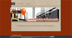 Desktop Screenshot of escorialmaterialsconstruccio.com